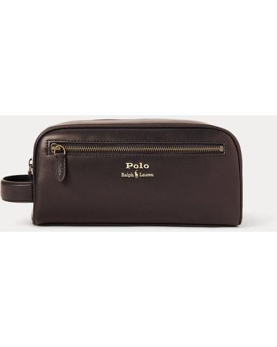 Polo Ralph Lauren Reisetasche aus Leder - Braun