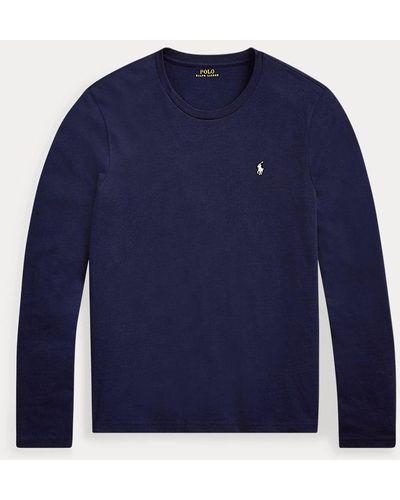 Polo Ralph Lauren Chemise de nuit en jersey de coton - Bleu
