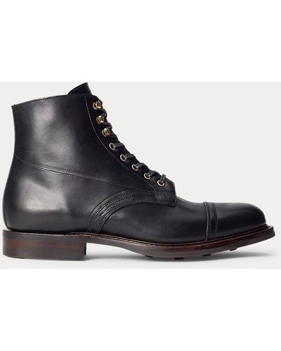 RRL Leather Boot - Brown