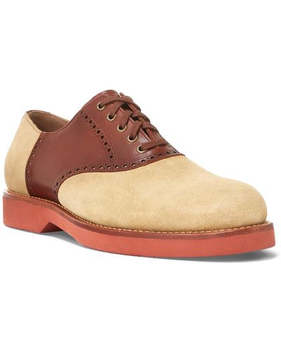 Polo Ralph Lauren Rhett Suede Saddle Shoe - Brown