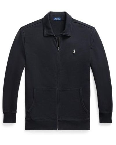 Ralph Lauren Big & Tall - Loopback Fleece Full-zip Sweatshirt - Blue