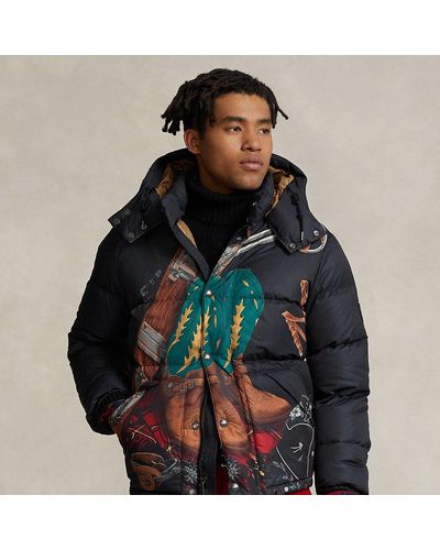Polo Ralph Lauren The Wainwright Graphic Down Jacket - Multicolour