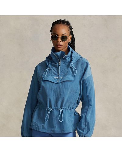 Ralph Lauren Verstaubare Ripstop-Windjacke - Blau