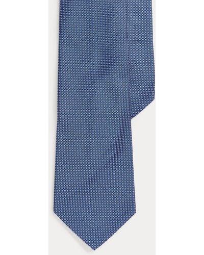 Polo Ralph Lauren Pin Dot Silk Tie - Blue