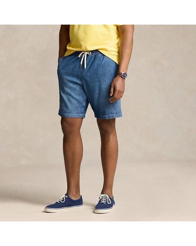 Ralph Lauren Große Größen - Shorts Polo Prepster aus Denim - Blau