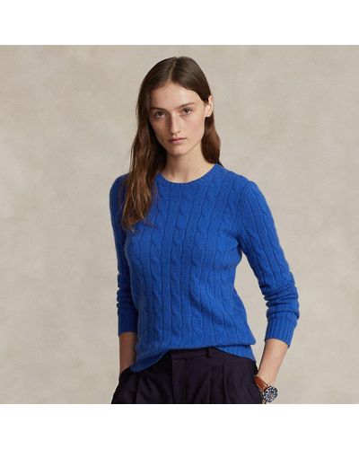 Polo Ralph Lauren Cable-knit Cashmere Sweater - Blue