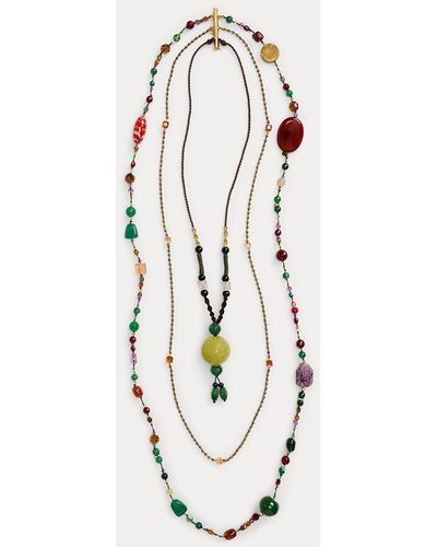 Ralph Lauren Collection Beaded Necklace - White