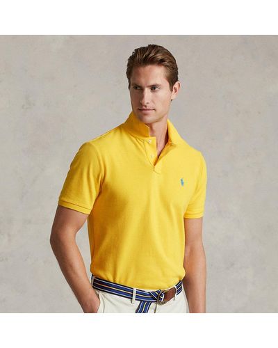 Polo Ralph Lauren Het Iconische Mesh Polo-shirt - Geel