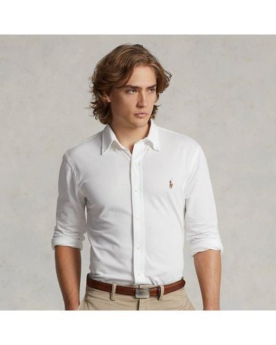 Ralph Lauren Knit Oxford Shirt - White