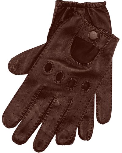 Polo Ralph Lauren Leather Driving Gloves - Brown