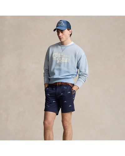 Polo Ralph Lauren 20.3 Cm Straight Fit Stretch Chino Short - Blue