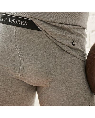 Ralph Lauren Cotton Wicking Boxer Brief 5-pack - Gray