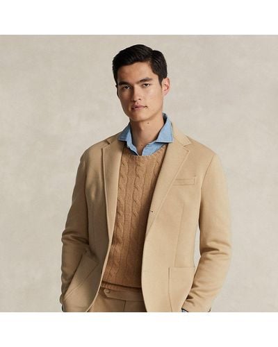 Ralph Lauren Polo Soft Modern Double-knit Suit Jacket - Natural