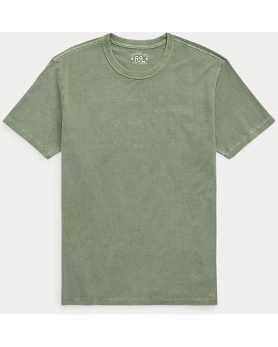 RRL Garment-dyed Crewneck T-shirt - Green