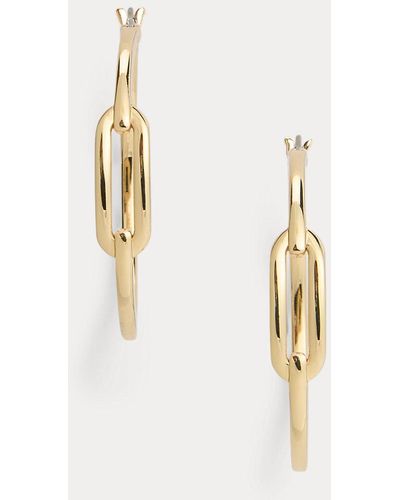 Lauren by Ralph Lauren Gold-tone Hoop Earrings - Metallic