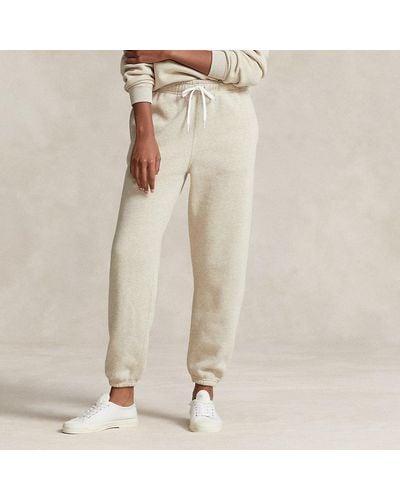 Polo Ralph Lauren Fleece Athletic Trousers - Natural