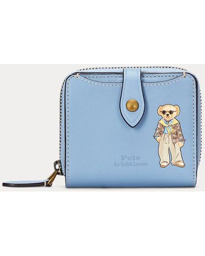 Polo Ralph Lauren Polo Bear Compact Wallet - Blue