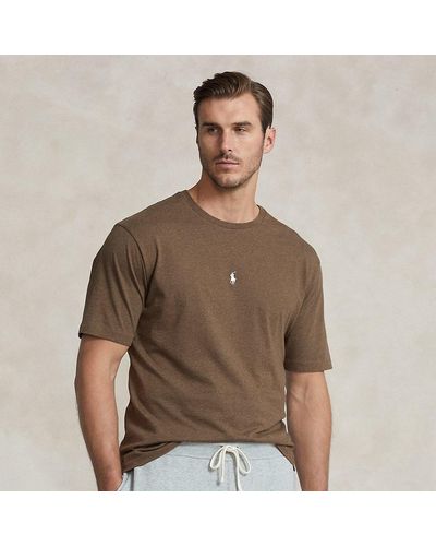 Ralph Lauren Big & Tall - Jersey Crewneck T-shirt - Brown