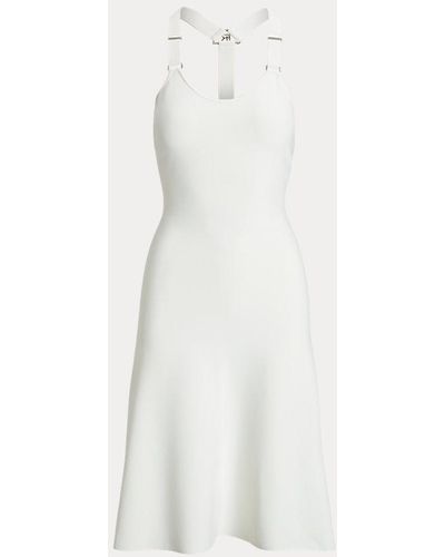 Ralph Lauren Collection Sleeveless Mini Day Dress - White