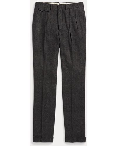 RRL Karierte Slim-Fit Anzughose aus Tweed - Grau