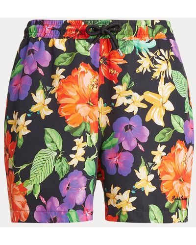 Ralph Lauren Purple Label 10.8 Cm Amalfi Botanical Swimming Trunks - Multicolour