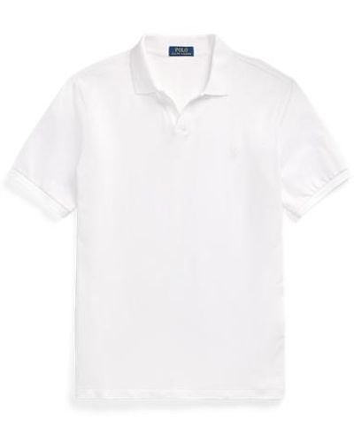 Polo Ralph Lauren Classic Fit Stretch Mesh Polo Shirt - White