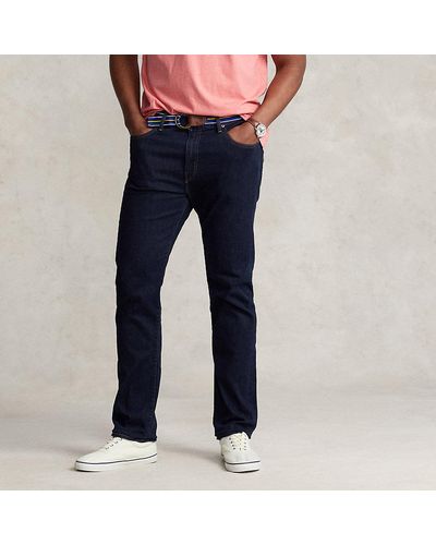 Polo Ralph Lauren Taglie Plus - Jeans Hampton stretch Relaxed Straight - Blu