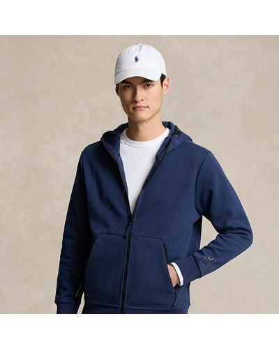 RLX Ralph Lauren Ralph Lauren Water-resistant Double-knit Hoodie - Blue