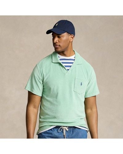 Ralph Lauren Große Größen - Poloshirt aus Terry - Grün