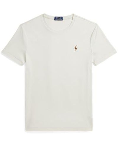 Polo Ralph Lauren Custom Slim Fit Soft Cotton T-shirt - White
