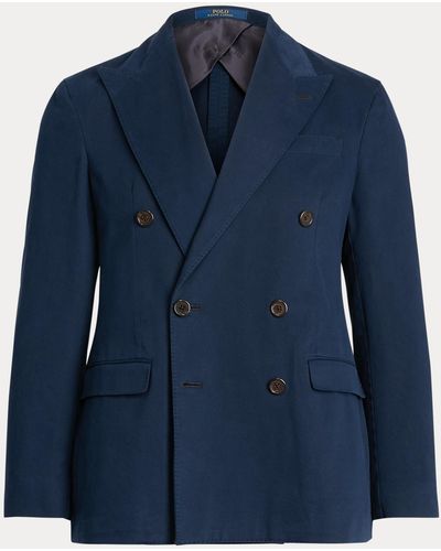Ralph Lauren Chino-Anzugjacke Polo Soft mit Stretch - Blau