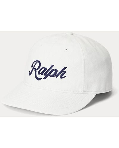 Polo Ralph Lauren Geappliceerde Keper Baseballpet - Wit