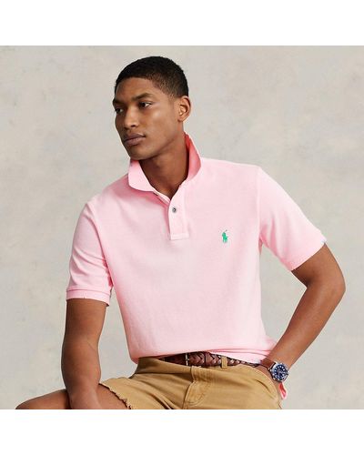 Pink Ralph Lauren Polo shirts for Men | Lyst