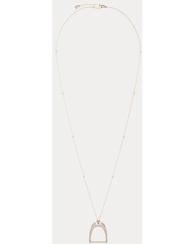 Ralph Lauren Pavé-Halskette mit Diamanten - Weiß