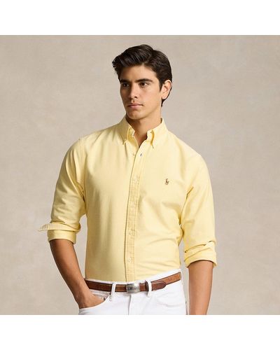 Polo Ralph Lauren Custom Fit Oxford Shirt - Yellow