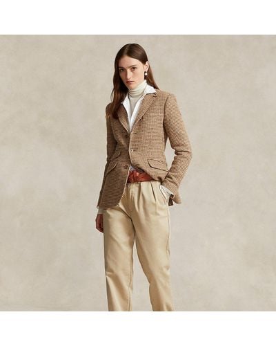 Polo Ralph Lauren Wool-blend Twill Hacking Blazer - Brown