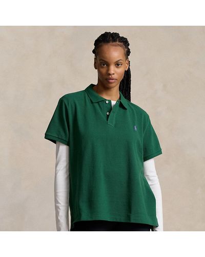 Ralph Lauren Classic Fit Mesh Polo Shirt - Green