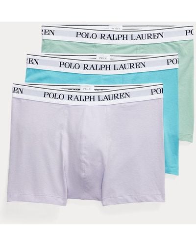 Polo Ralph Lauren 3-pack Klassieke Stretchkatoenen Boxers - Blauw