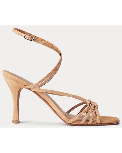 Polo Ralph Lauren Suede Knotted Sandal - Pink