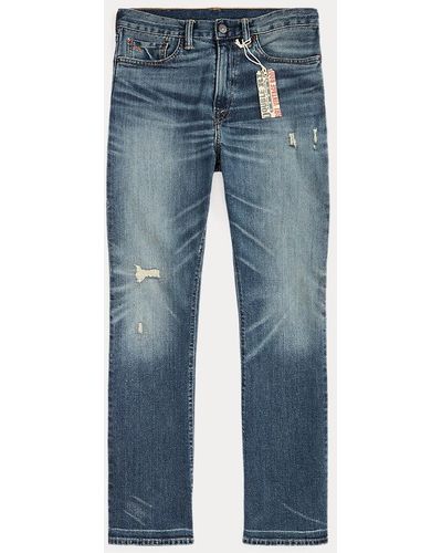 RRL Vintage-Bootcut-Jeans Eastbend - Blau