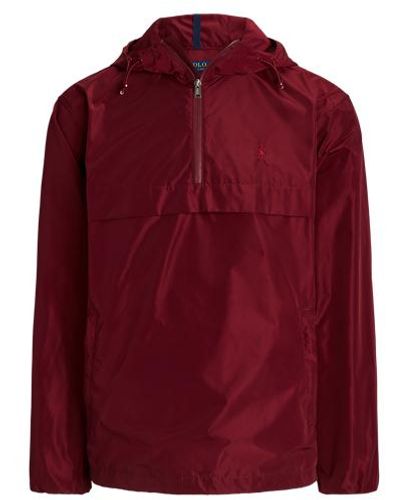 Polo Ralph Lauren Pullover Hooded Jacket - Red
