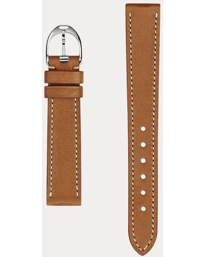 Ralph Lauren Bracelet RL888 32 mm en vachette - Marron