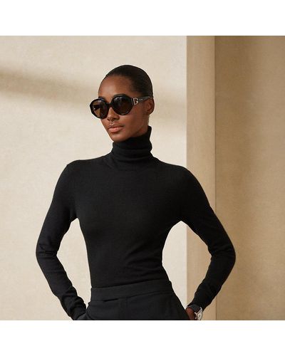 Ralph Lauren Collection Ralph Lauren Cashmere Turtleneck Jumper - Black