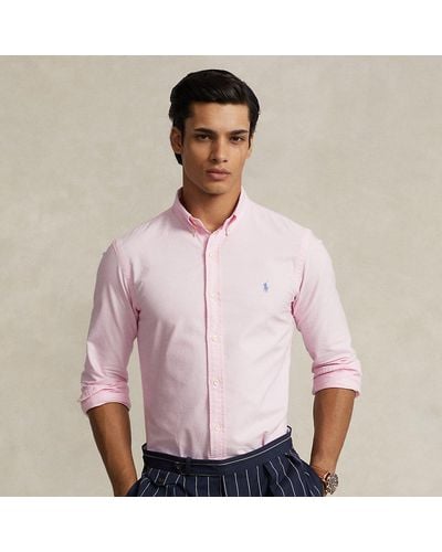 Polo Ralph Lauren Gefärbtes Slim-Fit Oxfordhemd - Pink