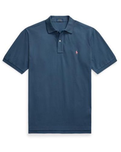 Ralph Lauren Big & Tall - The Iconic Mesh Polo Shirt - Blue