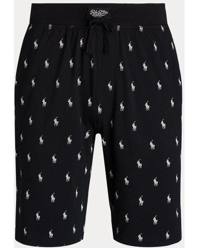 Polo Ralph Lauren Pantalón corto de pijama de punto - Negro
