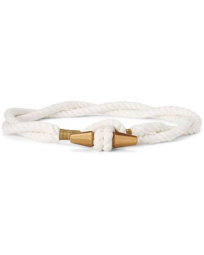Ralph Lauren Rope Toggle Belt - White
