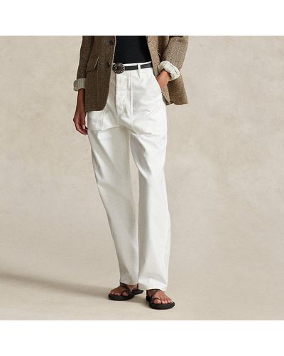 Polo Ralph Lauren Pantalón funcional de satén de algodón - Neutro