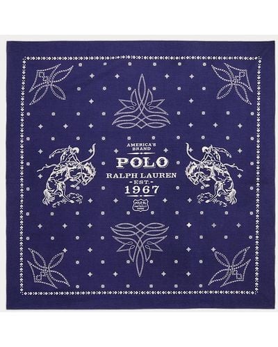 Polo Ralph Lauren Western Cotton Bandana - Purple