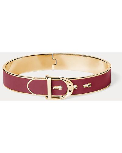 Ralph Lauren Collection Emaille Welington Armband - Rood